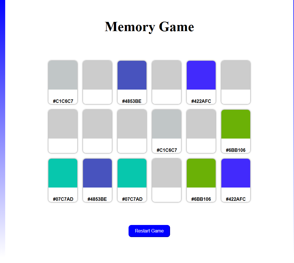 A link to the Memory Game Project