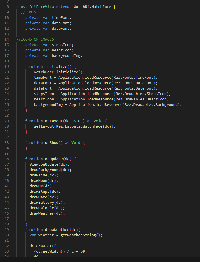 first Image of the bitface code
